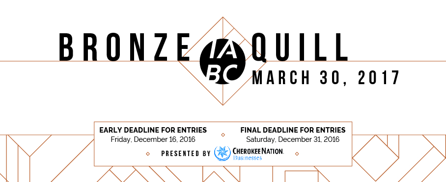 Bronze Quill 2017 – Call for Entries