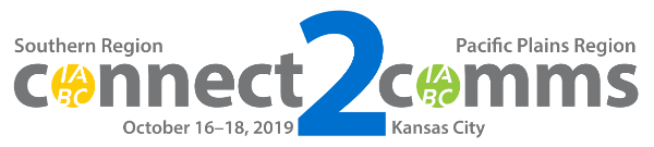 Southern Region Pacific Plains Region connect2comms conference October 16 through 18 2019 Kansas City