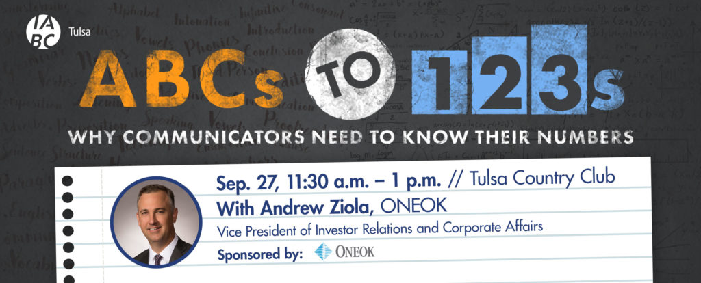 ABCs to 123s: Why Communicators Need to Know Their Numbers – IABC Tulsa